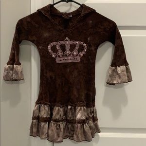 Beautiful designer kids dress from boutique.